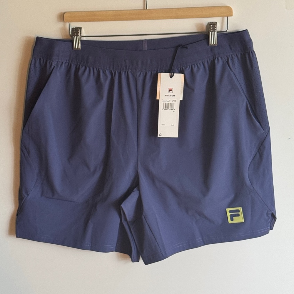 Blue Men’s Fila Tennis Shorts. NWT. XL